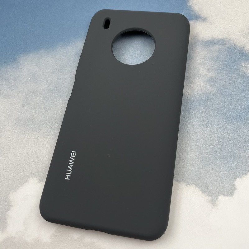 قاب گوشی Huawei Y9A هوآوی سیلیکونی پاک کنی اورجینال داخل پارچه ای رنگ خاکستری کد 49092 - Image 2