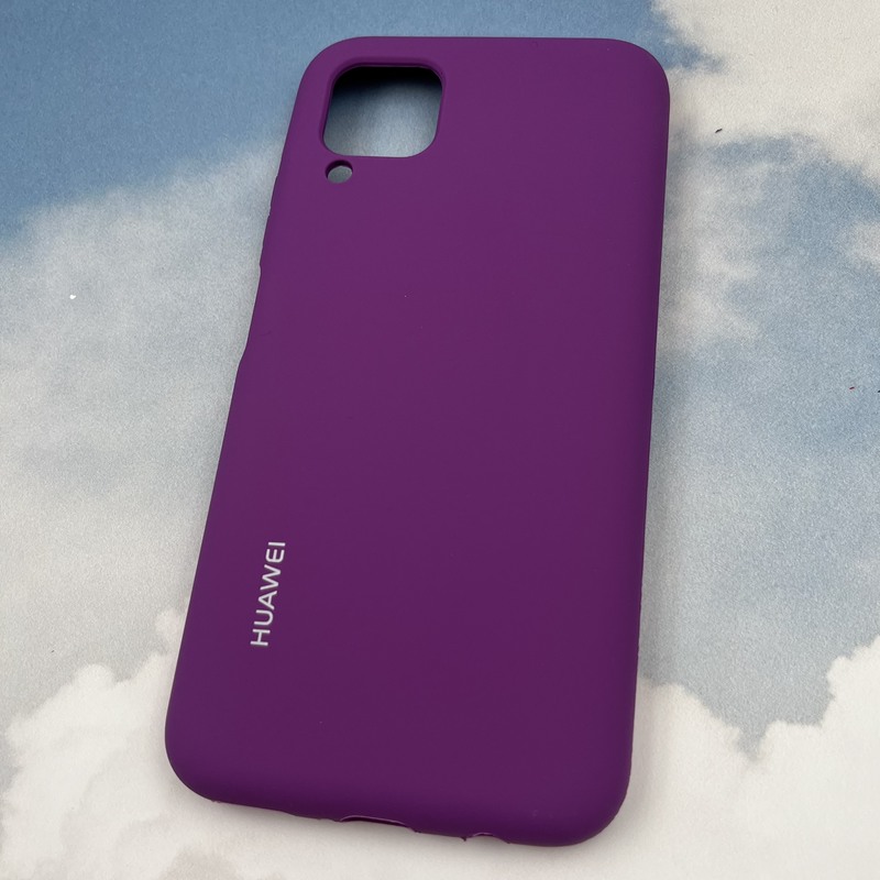 قاب گوشی Huawei Nova 7i هوآوی سیلیکونی پاک کنی اورجینال داخل پارچه ای رنگ بنفش کد 50359 - Image 2