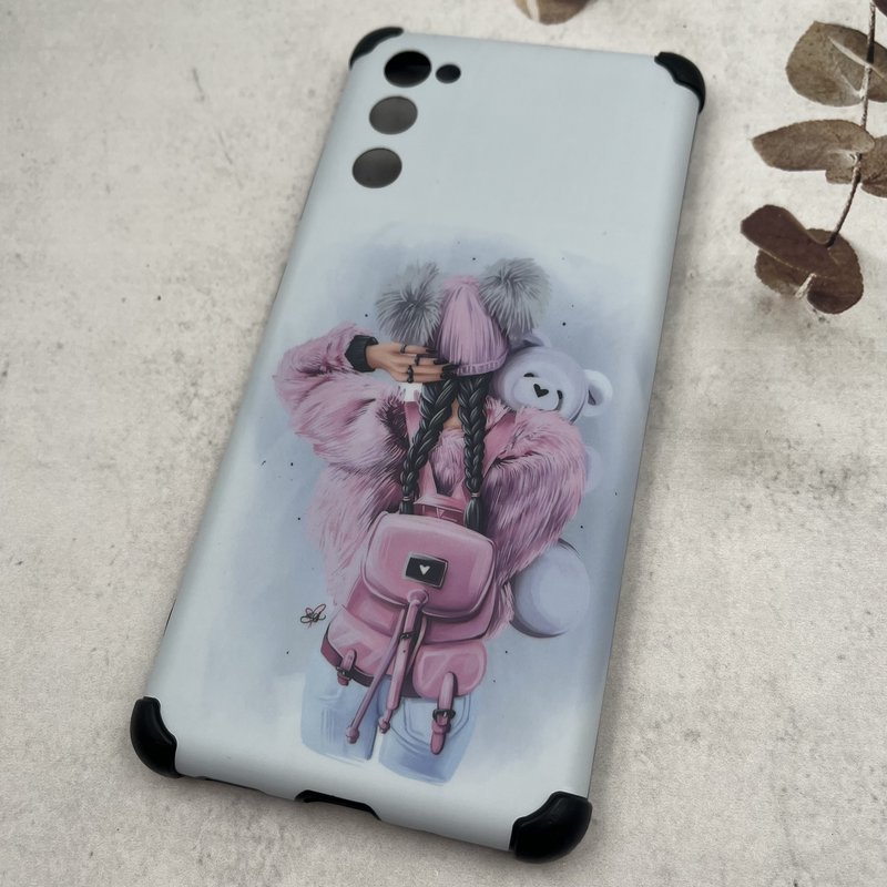 قاب گوشی Galaxy S20 FE سامسونگ ایربگ دار ضد ضربه طرح دخترانه محافظ لنز دار کد 50531 - Image 2