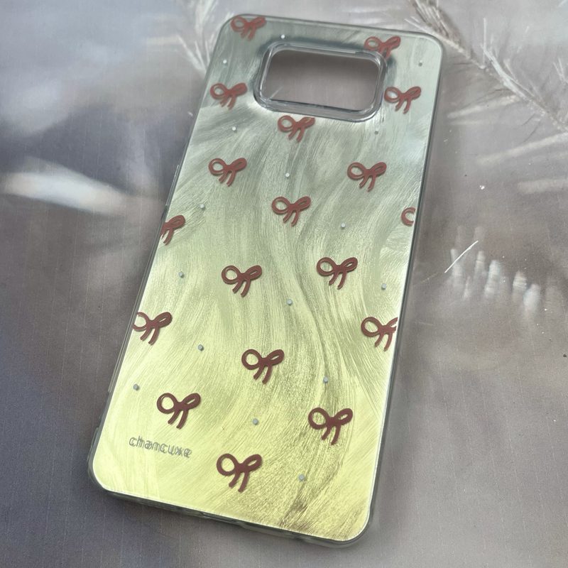 قاب گوشی Poco X3 / Poco X3 NFC / Poco X3 Pro شیائومی Brush Case دو رنگ لنز برجسته طرح پاپیون صورتی کد 51570 - Image 2