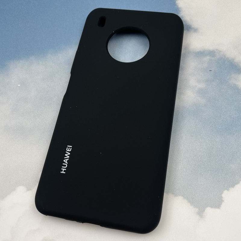 قاب گوشی Huawei Y9A هوآوی سیلیکونی پاک کنی اورجینال داخل پارچه ای رنگ مشکی کد 62339 - Image 2