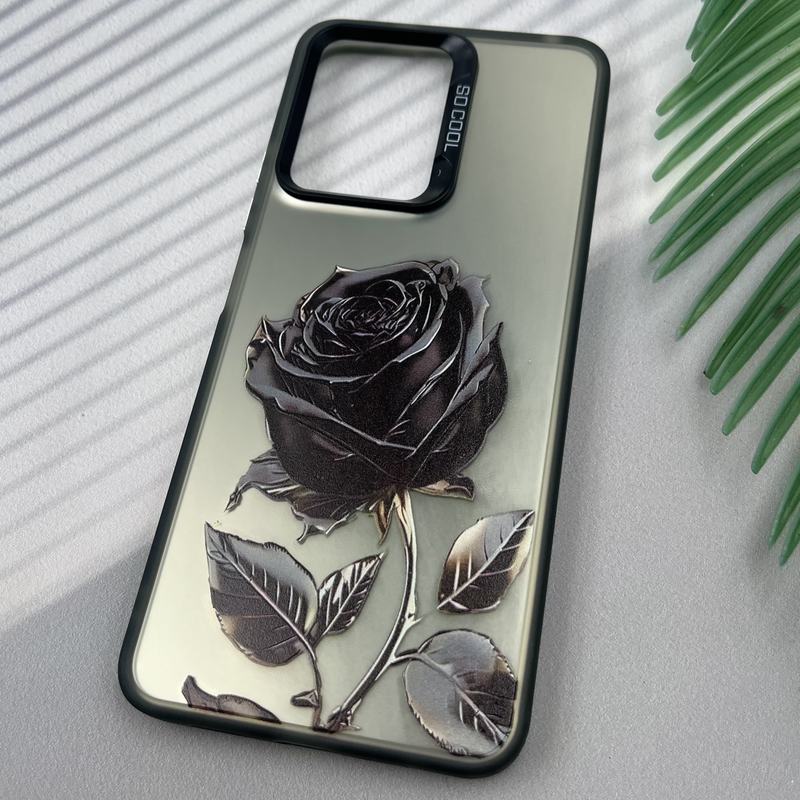 قاب گوشی Redmi Note 12 4G شیائومی SO COOL لنز برجسته Sport Case طرح گل رز کد 67197 - Image 2