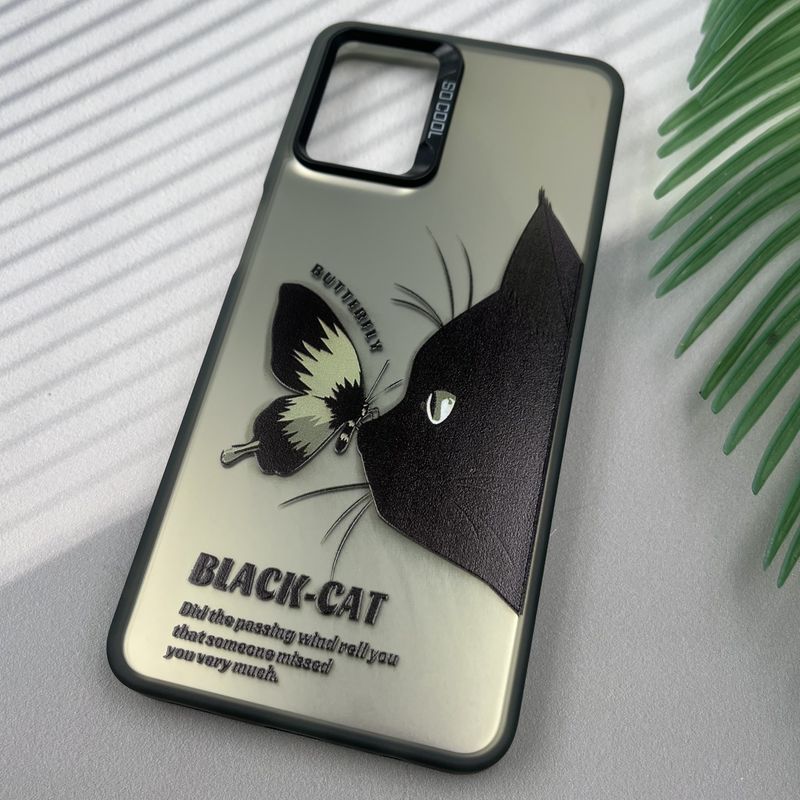 قاب گوشی Galaxy A12 / Galaxy M12 سامسونگ SO COOL لنز برجسته Sport Case طرح گربه و پروانه کد 70252 - Image 2
