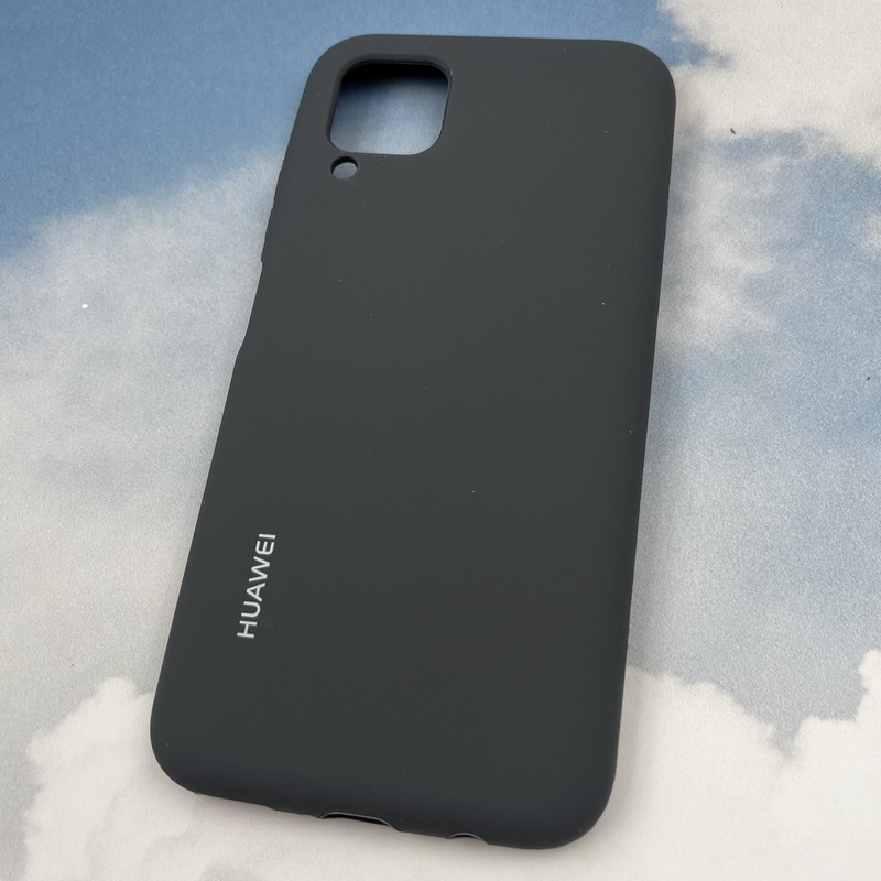 قاب گوشی Huawei Nova 7i هوآوی سیلیکونی پاک کنی اورجینال داخل پارچه ای رنگ خاکستری کد 73190 - Image 2