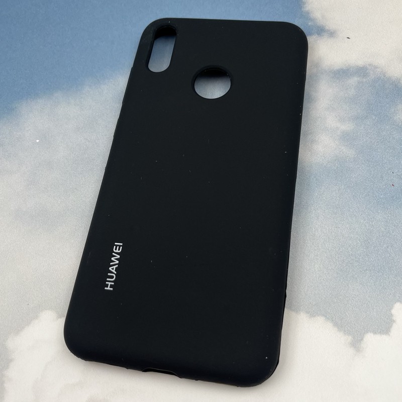 قاب گوشی Y7 2019 / Y7 Prime 2019 هوآوی سیلیکونی پاک کنی اورجینال داخل پارچه ای رنگ مشکی کد 73450 - Image 2