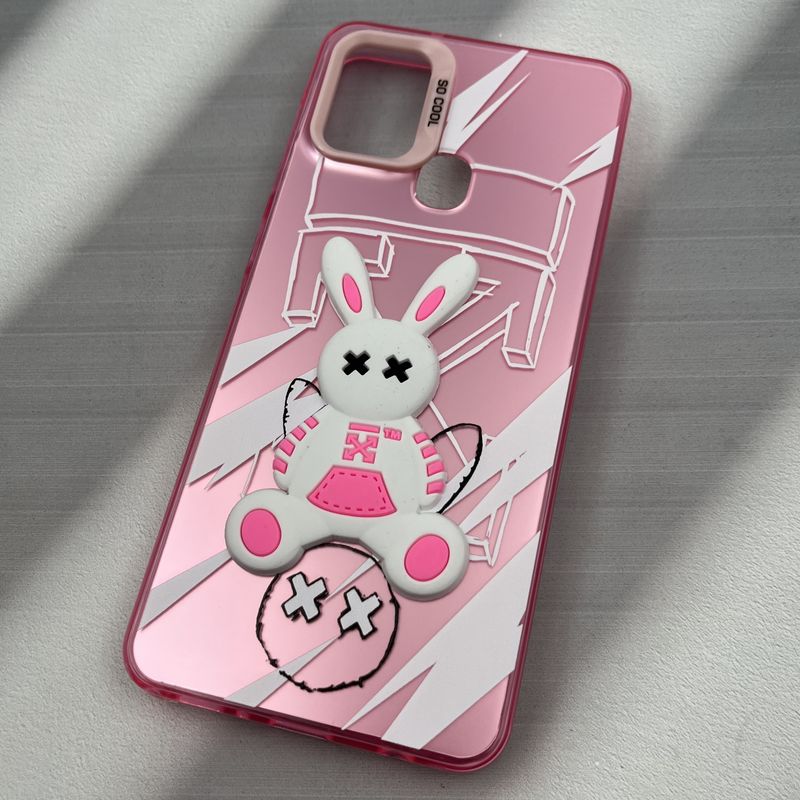 قاب گوشی Galaxy A21S سامسونگ Cute Case عروسکی برجسته So Cool لنز برجسته طرح Bunny کد 78042 - Image 2