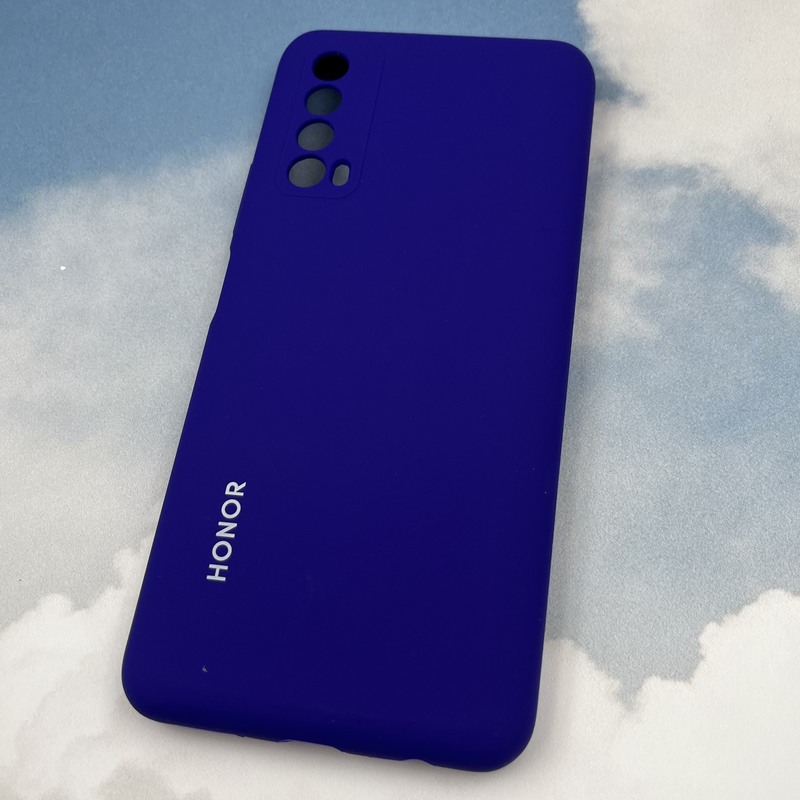 قاب گوشی Huawei Y7A هوآوی سیلیکونی پاک کنی اورجینال داخل پارچه ای رنگ ارغوانی محافظ لنز دار کد 91688 - Image 2