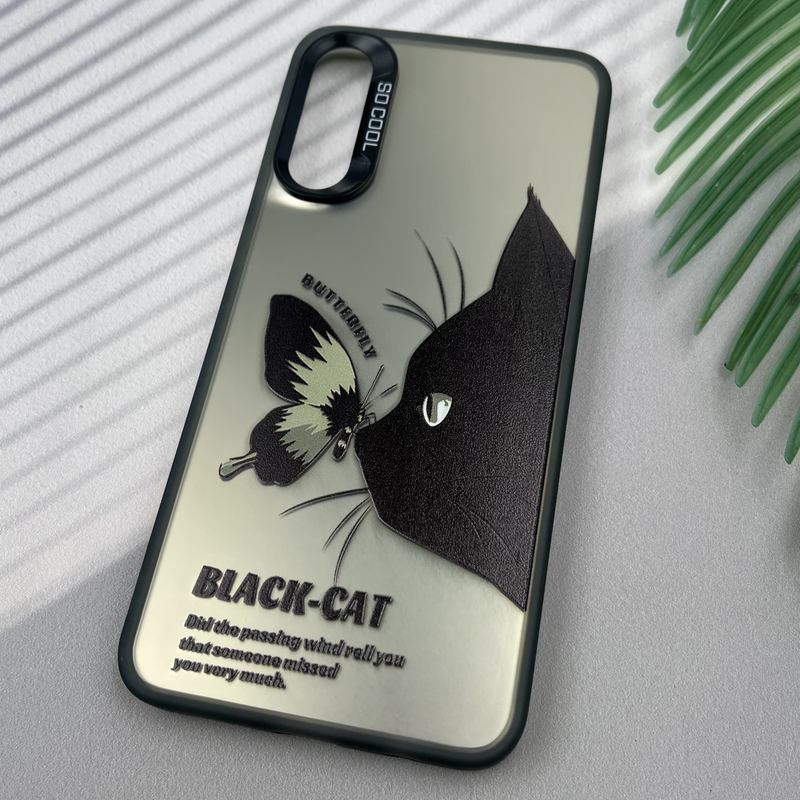 قاب گوشی Galaxy A30S / Galaxy A50S / Galaxy A50 سامسونگ SO COOL لنز برجسته Sport Case طرح گربه و پروانه کد 95293 - Image 2