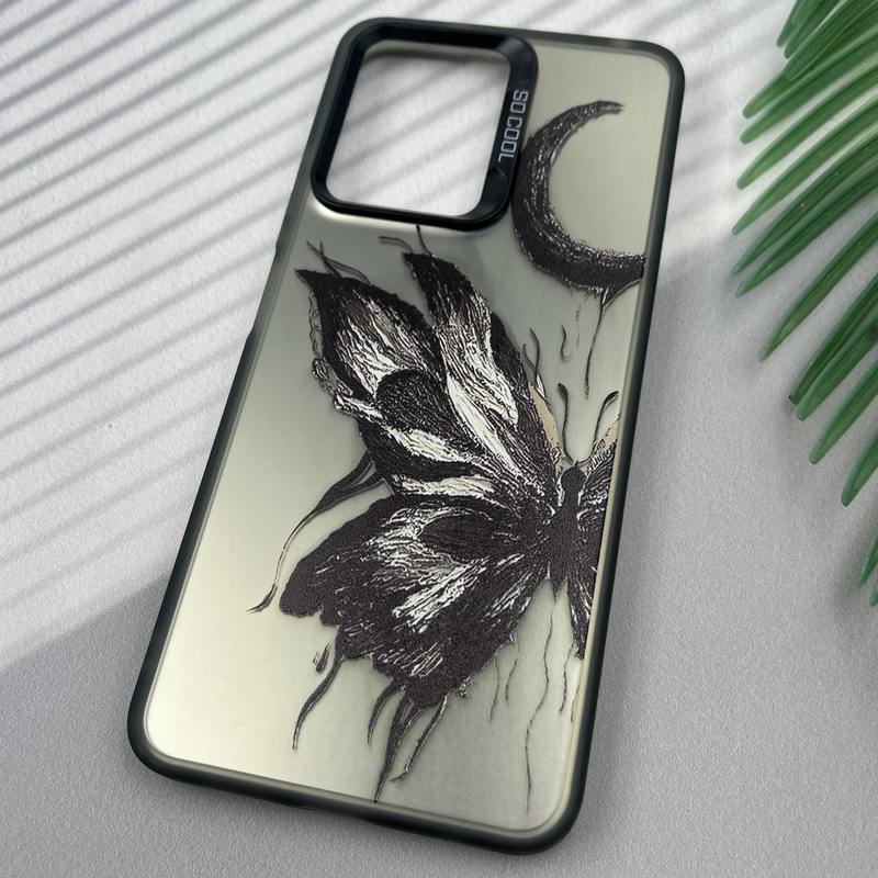 قاب گوشی Redmi Note 12 4G شیائومی SO COOL لنز برجسته Sport Case طرح ماه و پروانه کد 97056 - Image 2