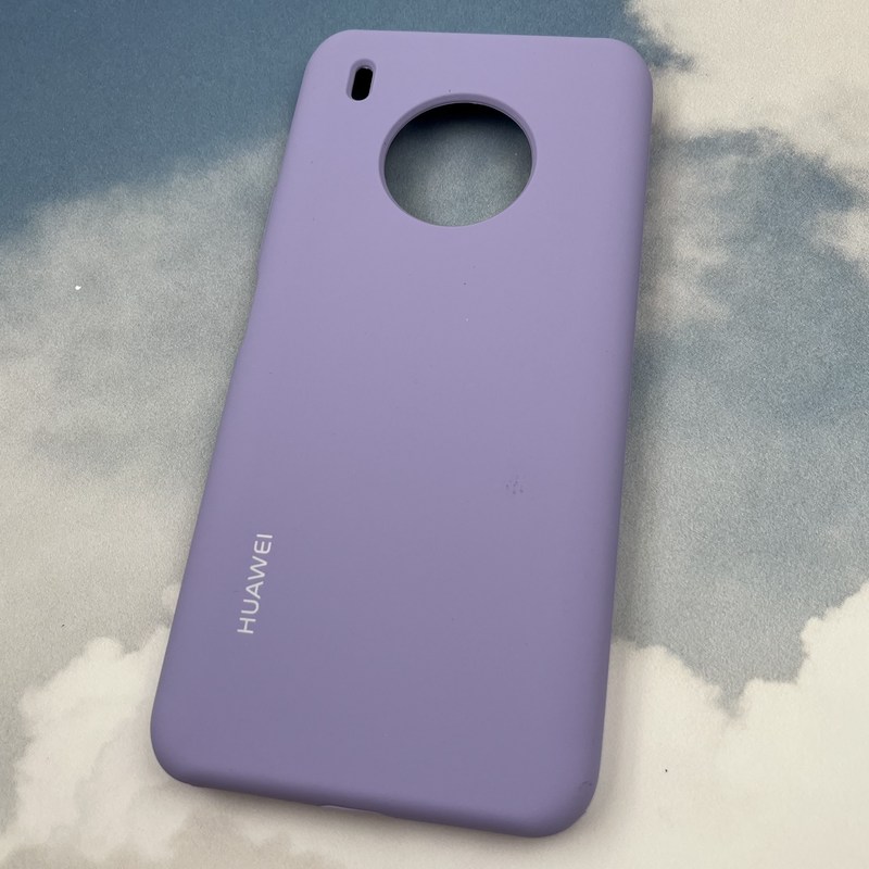 قاب گوشی Huawei Y9A هوآوی سیلیکونی پاک کنی اورجینال داخل پارچه ای رنگ یاسی کد 98011 - Image 2