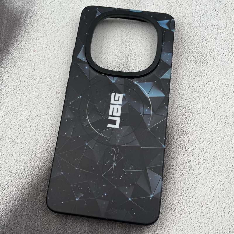 قاب گوشی Redmi Note 14 Pro 5G / Redmi Note 14 Pro Plus 5G / Poco X7 5G شیائومی Fashion Case دور سیلیکونی طرح مگ سیف UAG مشکی سرمه ای کد 11374 - Image 2