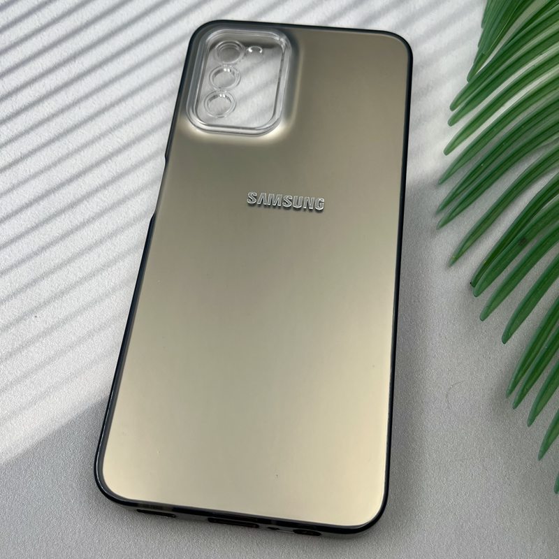 قاب گوشی Galaxy A02S / Galaxy A03S سامسونگ So Cool اورجینال لوگو برجسته Silver اسپرت محافظ لنز دار کرومی کد 12139 - Image 2