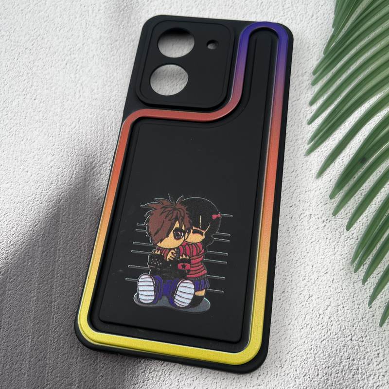 قاب گوشی Redmi A5 / Poco C71 شیائومی Solid Case منحنی Lucky طرح فانتزی محافظ لنز دار کد 21394 - Image 2