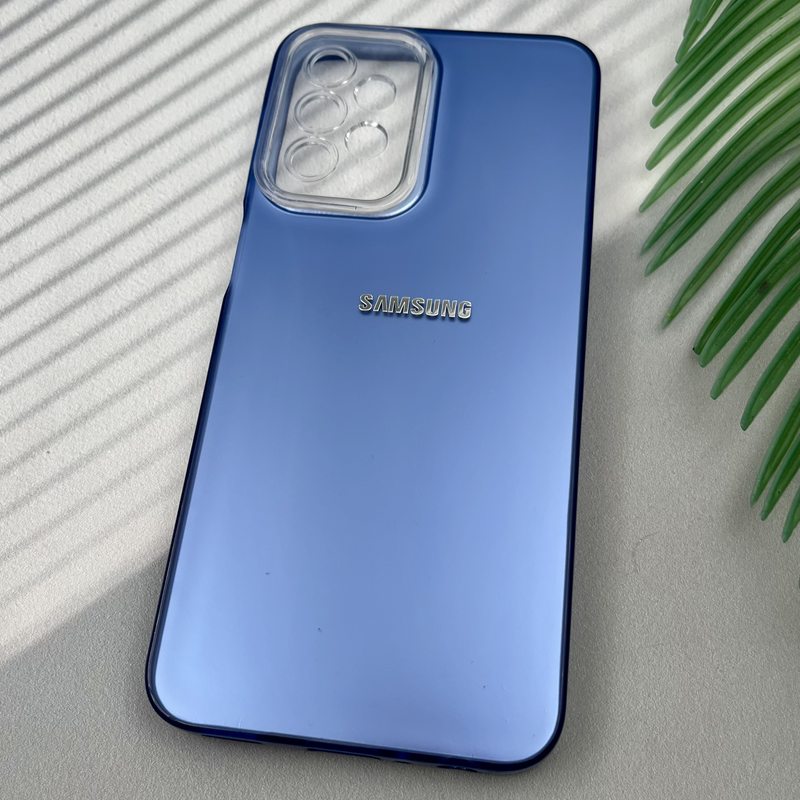 قاب گوشی Galaxy A23 سامسونگ So Cool اورجینال لوگو برجسته Silver اسپرت محافظ لنز دار آبی کد 14029 - Image 2