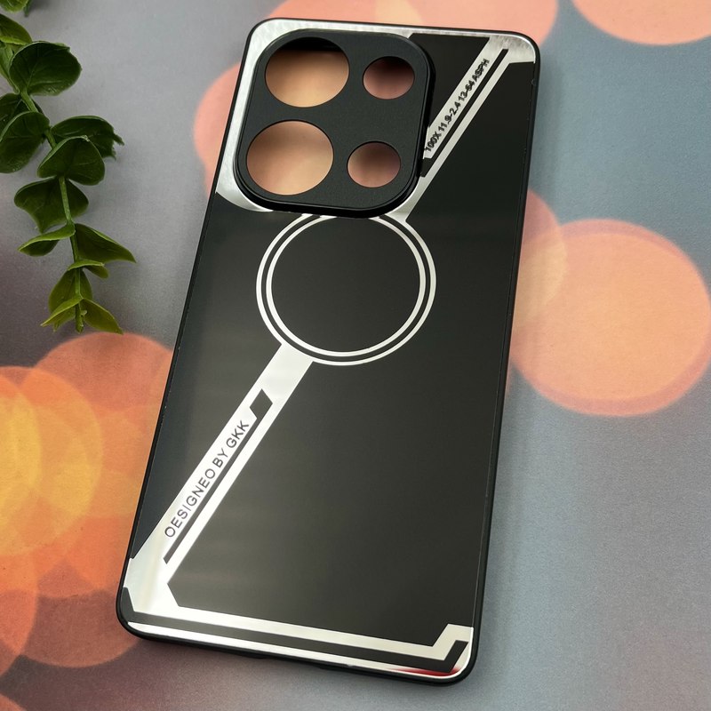 قاب گوشی Redmi Note 14S / Redmi Note 13 Pro 4G / Poco M6 Pro 4G شیائومی PVD Case طرح مگ سیف اسپرت محافظ لنز دار مشکی کد 14171 - Image 2
