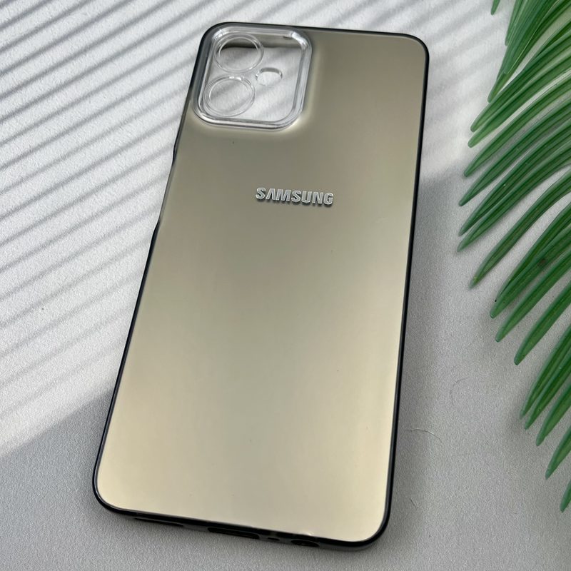 قاب گوشی Galaxy A06 سامسونگ So Cool اورجینال لوگو برجسته Silver اسپرت محافظ لنز دار کرومی کد 14291 - Image 2