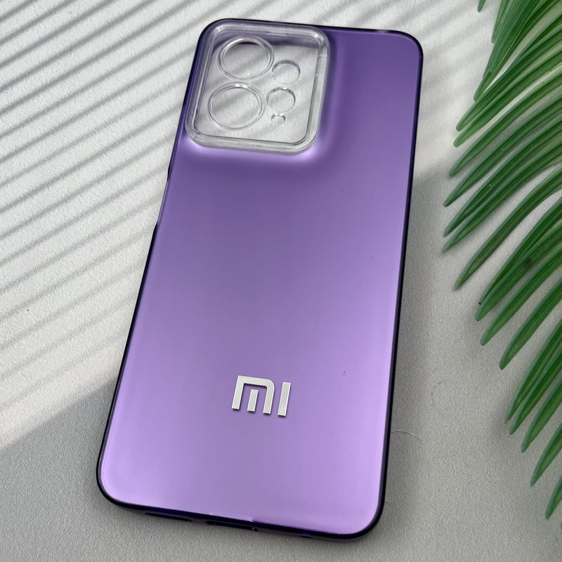 قاب گوشی Redmi Note 12 4G شیائومی So Cool اورجینال لوگو برجسته Silver اسپرت محافظ لنز دار بنفش کد 14854 - Image 2