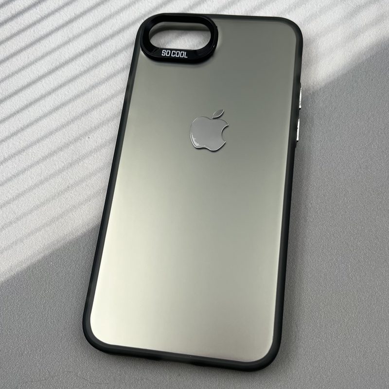 قاب گوشی iPhone 7 / iPhone 8 / iPhone SE 2020 / iPhone SE 2022 آیفون SO COOL اورجینال لوگو دار Silver لنز برجسته کرومی کد 18453 - Image 2