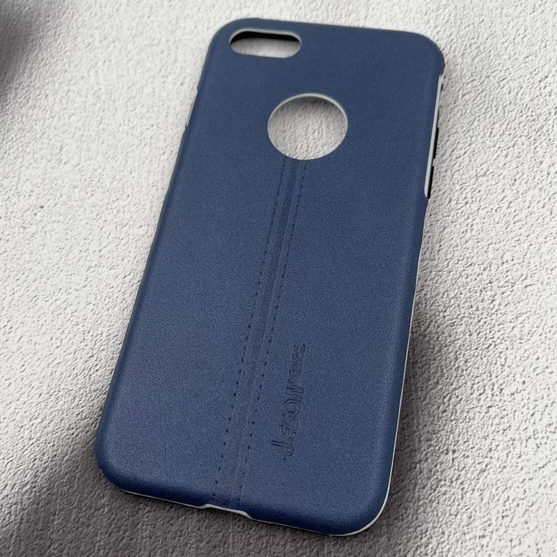 قاب گوشی iPhone 7 / iPhone 8 / iPhone SE 2020 / iPhone SE 2022 آیفون چرمی کلاسیک طرح دوخت سرمه ای کد 20898 - Image 2