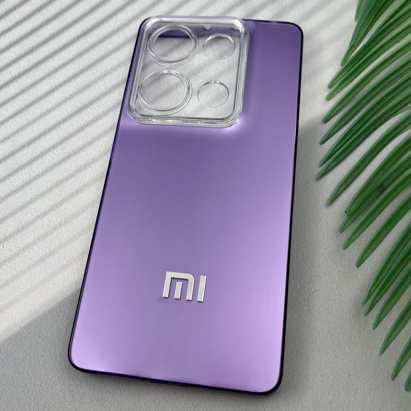 قاب گوشی Redmi Note 14S / Redmi Note 13 Pro 4G / Poco M6 Pro 4G شیائومی So Cool اورجینال لوگو برجسته Silver اسپرت محافظ لنز دار بنفش کد 23038 - Image 2