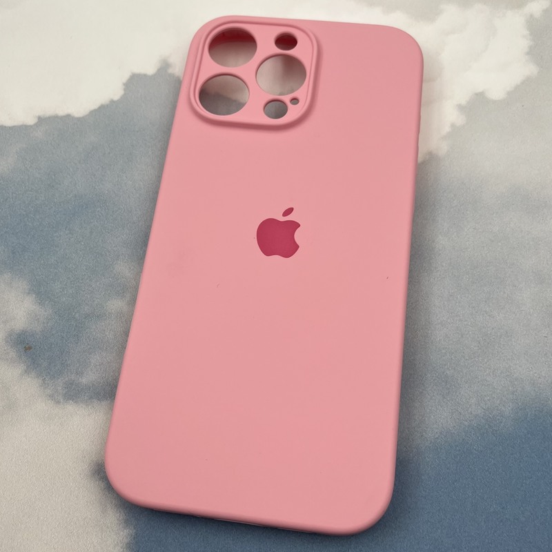 قاب گوشی iPhone 16 Pro Max آیفون سیلیکونی پاک کنی اورجینال داخل پارچه ای محافظ لنز دار رنگ صورتی کد 23224 - Image 2