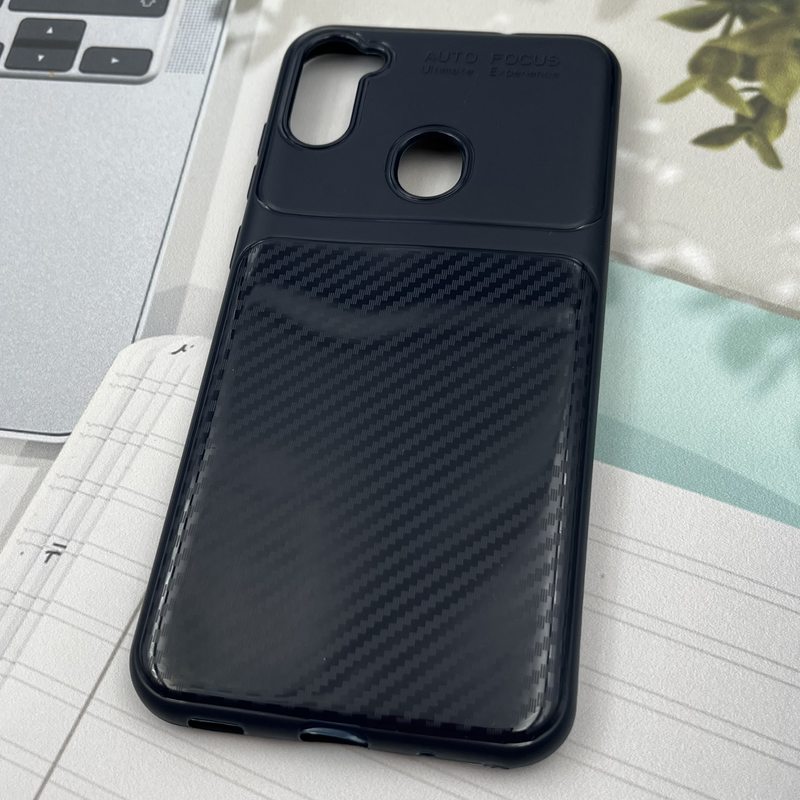 قاب گوشی Galaxy A11 / Galaxy M11 سامسونگ سیلیکونی کلاسیک Aouto focus سرمه ای کد 27009 - Image 2