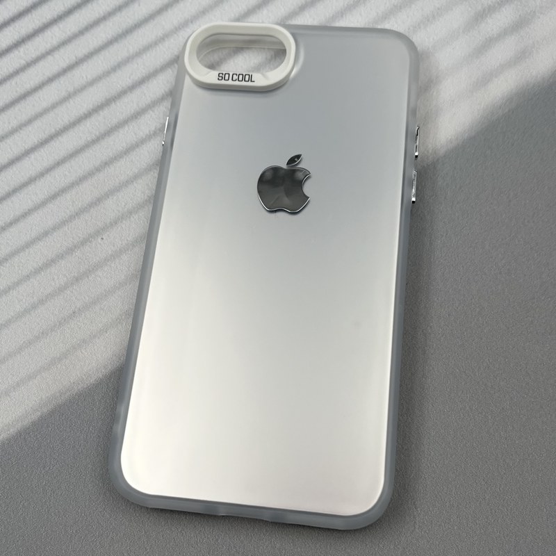 قاب گوشی iPhone 7 / iPhone 8 / iPhone SE 2020 / iPhone SE 2022 آیفون SO COOL اورجینال لوگو دار Silver لنز برجسته نقره ای کد 35525 - Image 2