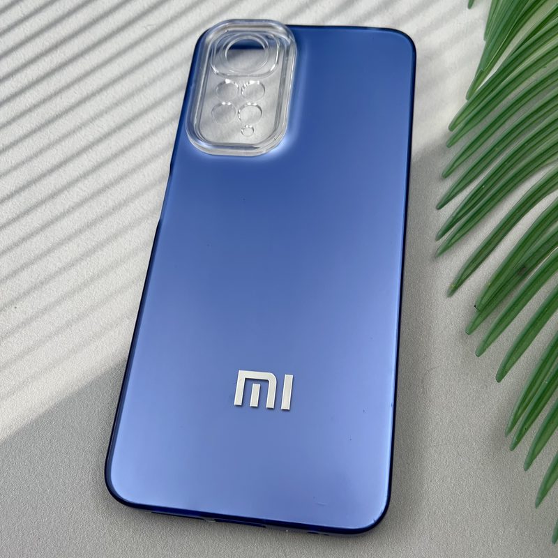 قاب گوشی Redmi Note 11 4G / Redmi Note 11S شیائومی So Cool اورجینال لوگو برجسته Silver اسپرت محافظ لنز دار آبی کد 41303 - Image 2