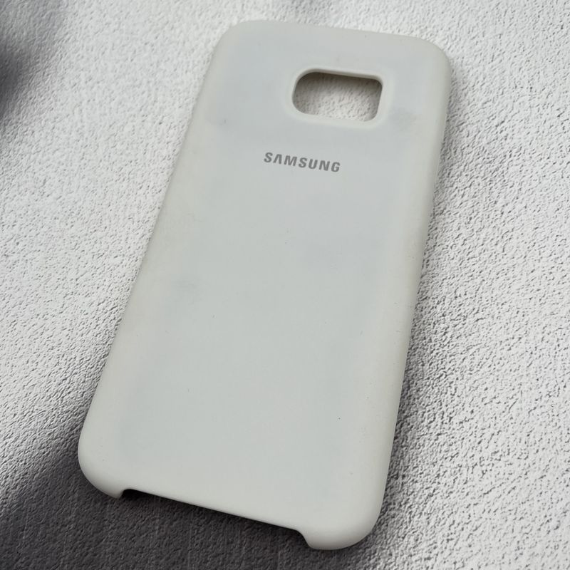 قاب گوشی Galaxy S7 Edge سامسونگ سیلیکونی های کپی داخل پارچه ای سفید کد 41445 - Image 2