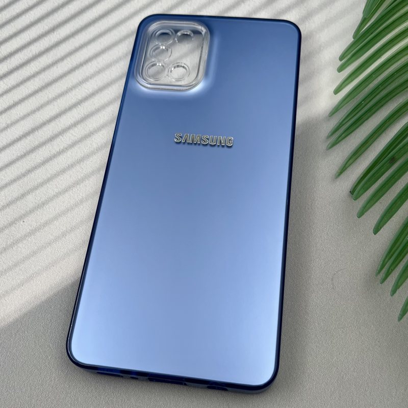 قاب گوشی Galaxy A31 سامسونگ So Cool اورجینال لوگو برجسته Silver اسپرت محافظ لنز دار آبی کد 42118 - Image 2