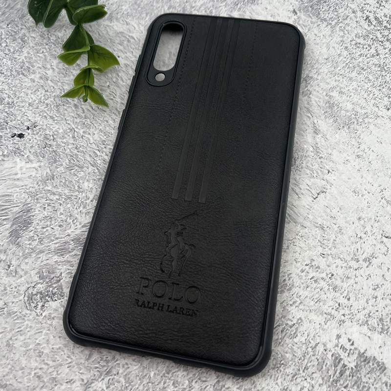 قاب گوشی Galaxy A30S / Galaxy A50S / Galaxy A50 سامسونگ چرمی Polo پولو ایربگ دار کلاسیک برجسته مشکی کد 48478 - Image 2
