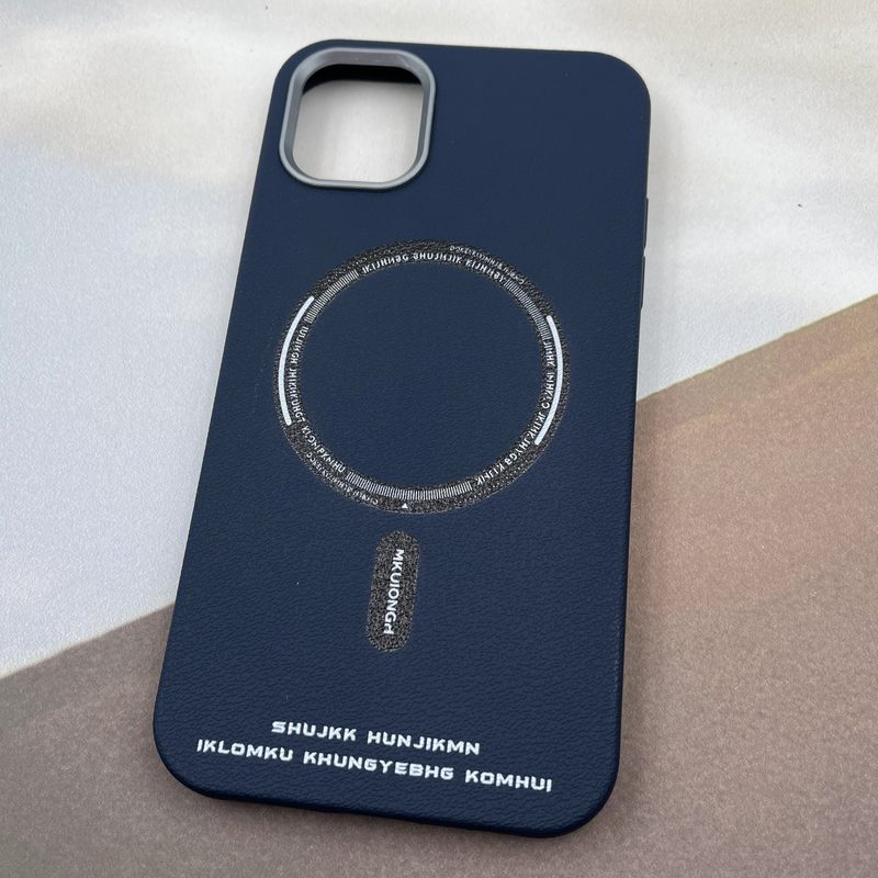قاب گوشی iPhone 11 آیفون سیلیکونی Sport طرح مگ سیف Magsafe لنز کروم سرمه ای کد 49386 - Image 2