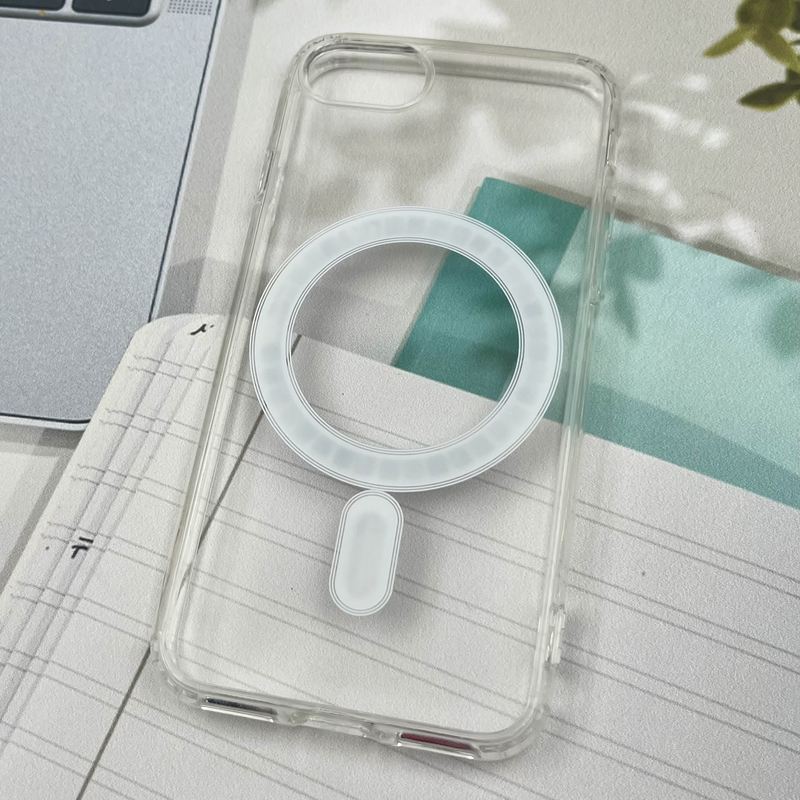 قاب گوشی iPhone 7 / iPhone 8 / iPhone SE 2020 / iPhone SE 2022 آیفون Magsafe مگ سیف دار اورجینال Clear Case شفاف لاکچری شفاف کد 49818 - Image 2