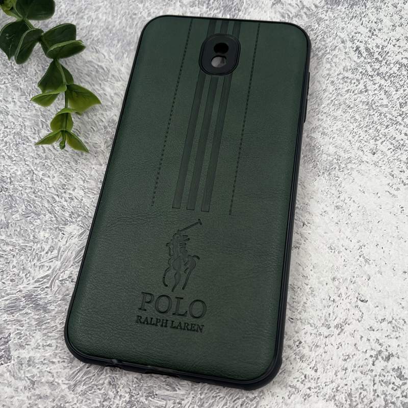 قاب گوشی Galaxy J7 Pro سامسونگ چرمی Polo پولو ایربگ دار کلاسیک برجسته سبز محافظ لنز دار کد 54920 - Image 2