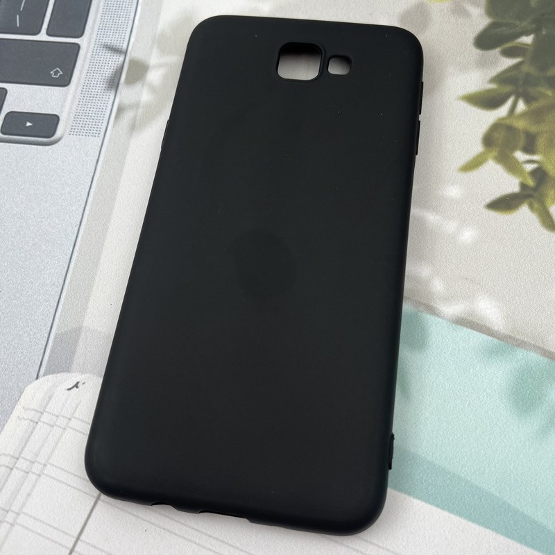قاب گوشی Galaxy J5 Prime سامسونگ سیلیکونی TPU Case طرح ساده رنگی مشکی محافظ لنز دار کد 55866 - Image 2