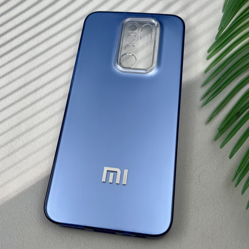 قاب گوشی Redmi 9 / Poco M2 شیائومی So Cool اورجینال لوگو برجسته Silver اسپرت محافظ لنز دار آبی کد 57737 - Image 2