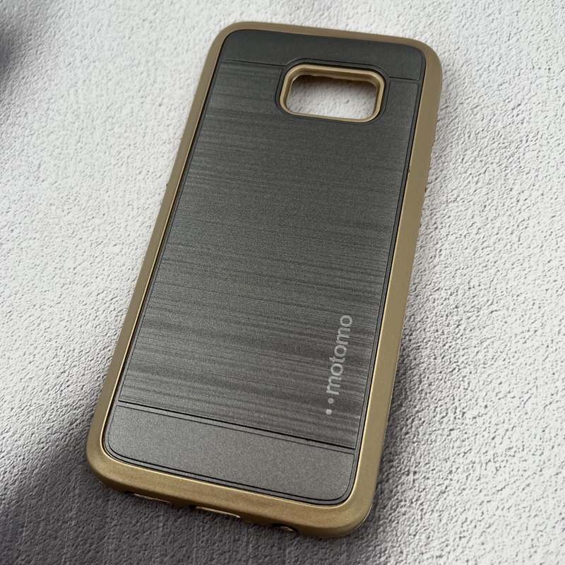 قاب گوشی Galaxy S7 سامسونگ سیلیکونی دو تکه Motomo طوسی بژ کد 61146 - Image 2