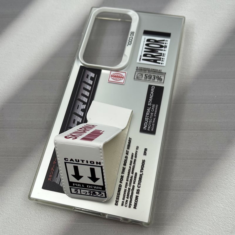 قاب گوشی Galaxy S23 Ultra سامسونگ So Cool لنز متال استندشو اسپرت Skin Arma نقره ای کد 61802 - Image 2