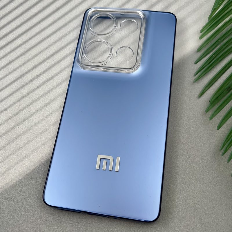 قاب گوشی Redmi Note 14S / Redmi Note 13 Pro 4G / Poco M6 Pro 4G شیائومی So Cool اورجینال لوگو برجسته Silver اسپرت محافظ لنز دار آبی کد 62126 - Image 2