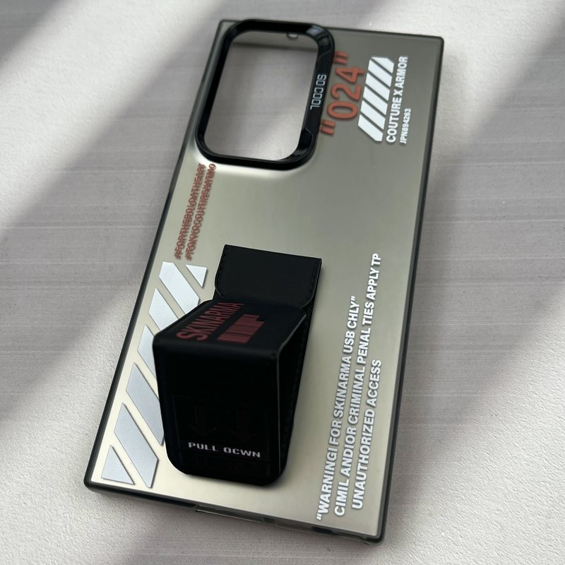 قاب گوشی Galaxy S23 Ultra سامسونگ So Cool لنز متال استندشو اسپرت Skin Arma کد 66017 - Image 2