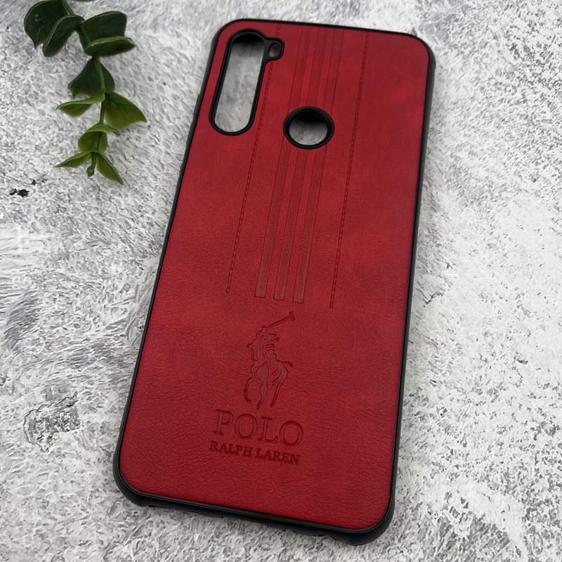 قاب گوشی Redmi Note 8T شیائومی چرمی Polo پولو ایربگ دار کلاسیک برجسته زرشکی کد 67646 - Image 2