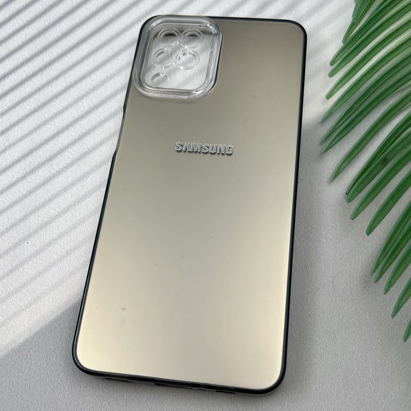 قاب گوشی Galaxy A12 / Galaxy M12 سامسونگ So Cool اورجینال لوگو برجسته Silver اسپرت محافظ لنز دار کرومی کد 69354 - Image 2