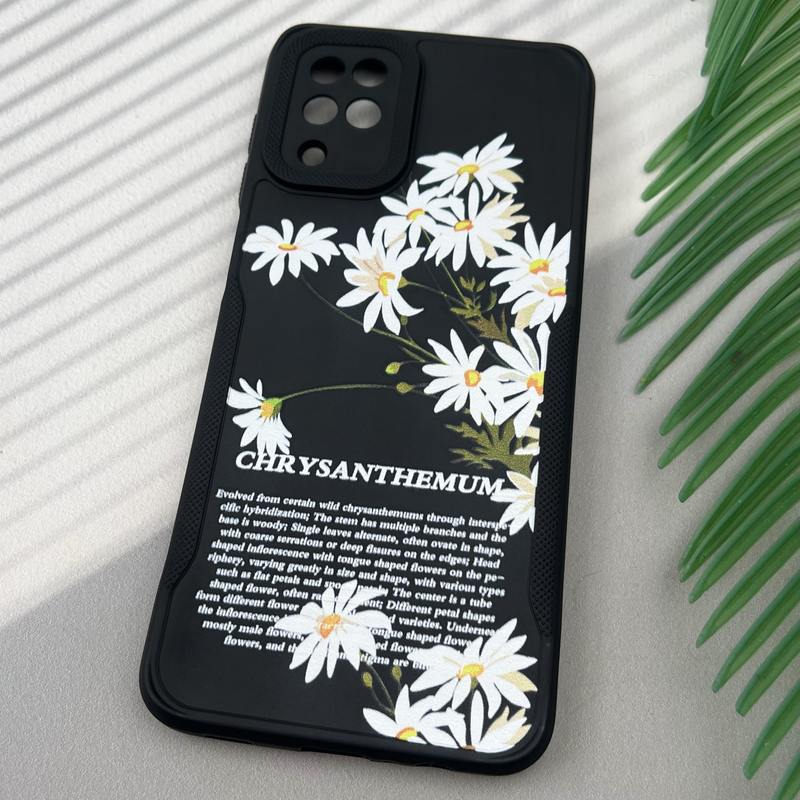 قاب گوشی Galaxy A12 / Galaxy M12 سامسونگ سیلیکونی Newzone لنز برجسته طرح گل بابونه محافظ لنز دار کد 70878 - Image 2