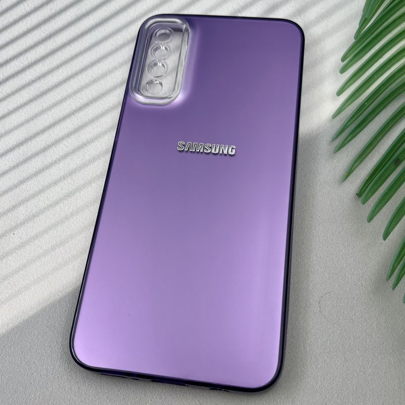قاب گوشی Galaxy A30S / Galaxy A50S / Galaxy A50 سامسونگ So Cool اورجینال لوگو برجسته Silver اسپرت محافظ لنز دار بنفش کد 73618 - Image 2