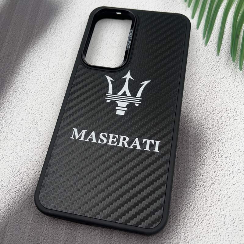 قاب گوشی Galaxy A55 سامسونگ سیلیکونی Case Pro کربن طرح مازراتی کد 75823 - Image 2