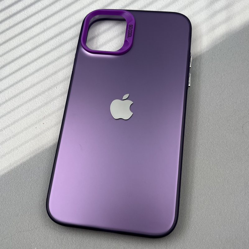 قاب گوشی iPhone 11 آیفون SO COOL اورجینال لوگو دار Silver لنز برجسته بنفش کد 76067 - Image 2