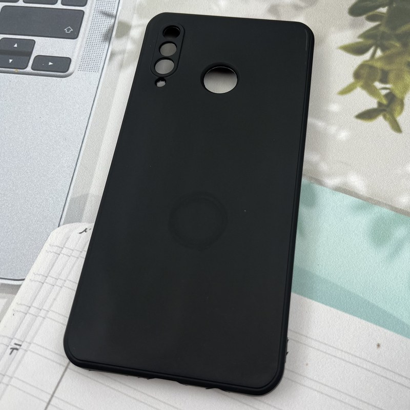 قاب گوشی Huawei P30 Lite هوآوی سیلیکونی TPU Case طرح ساده رنگی مشکی محافظ لنز دار کد 78501 - Image 2
