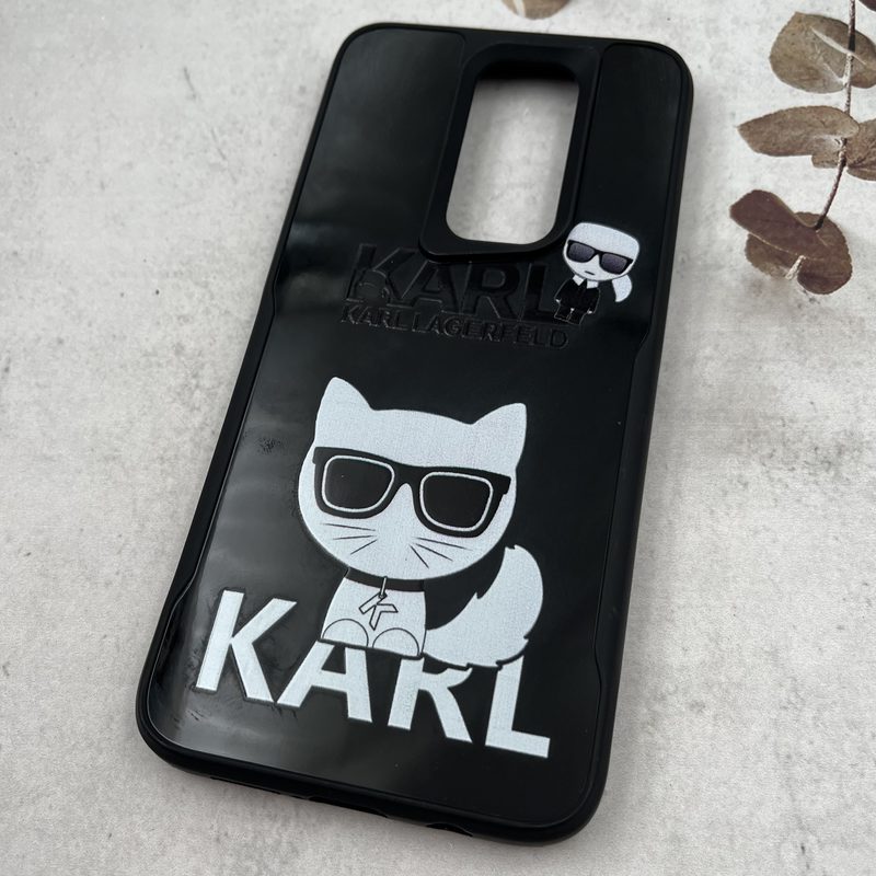 قاب گوشی Redmi Note 8 Pro شیائومی سیلیکونی Newzone لنز برجسته ایربگ دار طرح کارل KARL کد 79952 - Image 2