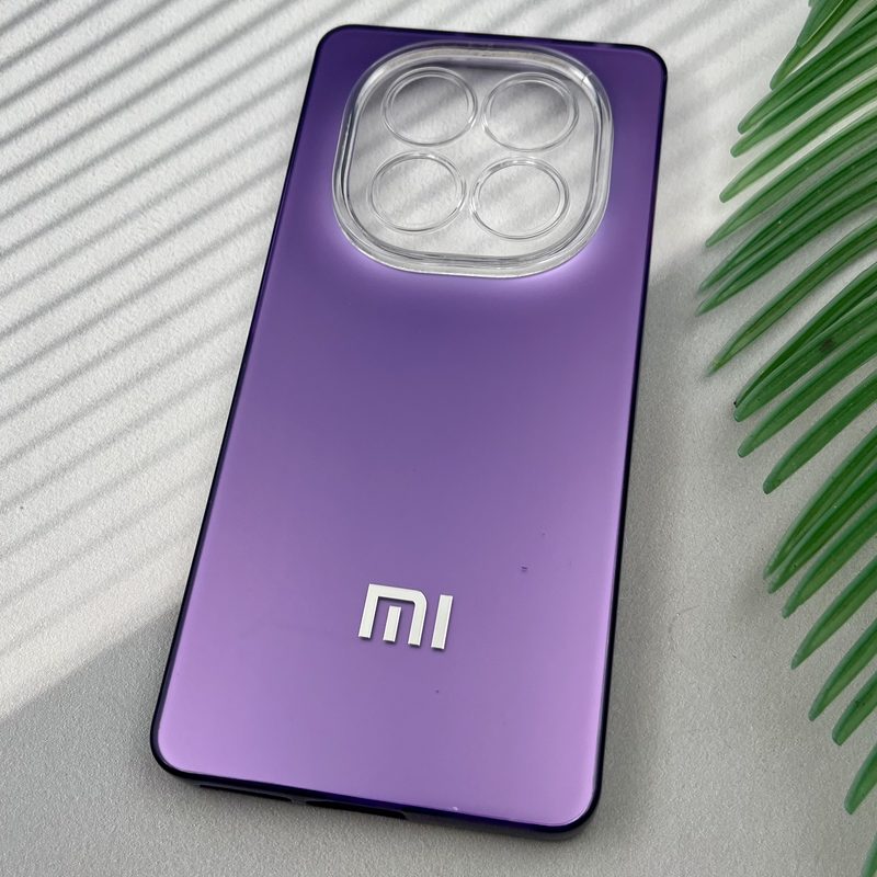 قاب گوشی Redmi Note 14 Pro 4G شیائومی So Cool اورجینال لوگو برجسته Silver اسپرت محافظ لنز دار بنفش کد 81483 - Image 2