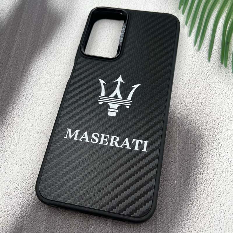 قاب گوشی Galaxy A14 سامسونگ سیلیکونی Case Pro کربن طرح مازراتی کد 82698 - Image 2
